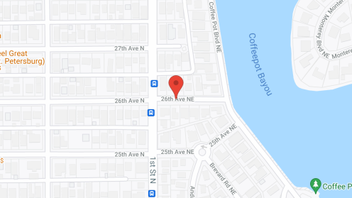 Map of the neighborhood around Masonic Home of Florida