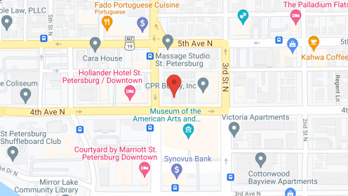 Map of the neighborhood around Palladium Assisted Living Facility