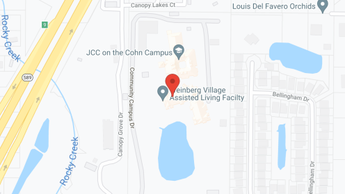 Map of the neighborhood around Weinberg Village
