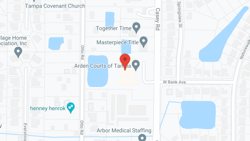 Map of the neighborhood around Arden Courts A ProMedica Memory Care Community in Tampa