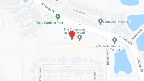 Map of the neighborhood around The Colonnade at Carrollwood