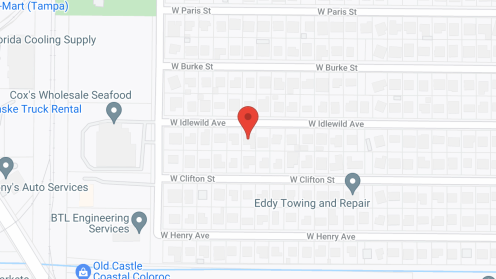 Map of the neighborhood around Caregivers Touch ALF