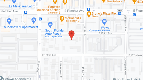 Map of the neighborhood around Oak Tree Manor Retirement Home