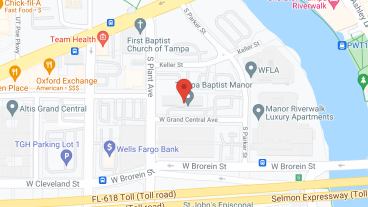 Tampa Baptist Manor Apartments in google map
