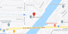 Aqua Apartments in google map