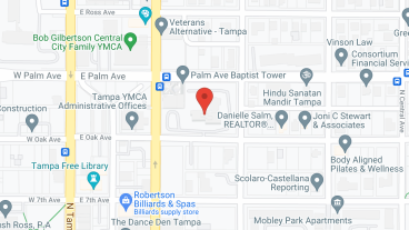 Palm Ave Baptist Tower in google map