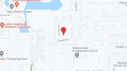 Map of the neighborhood around Candleberry ALF