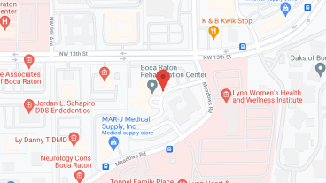 Boca Raton Rehab Ctr in google map