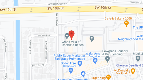 Map of the neighborhood around Grand Villa of Deerfield Beach