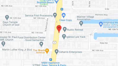 Map of the neighborhood around Rustic Retreat Retirement Home