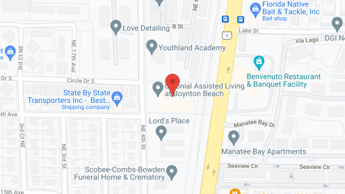 Map of the neighborhood around Oasis at Boynton Beach
