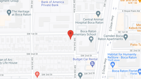 Map of the neighborhood around Boca Paradise ACLF