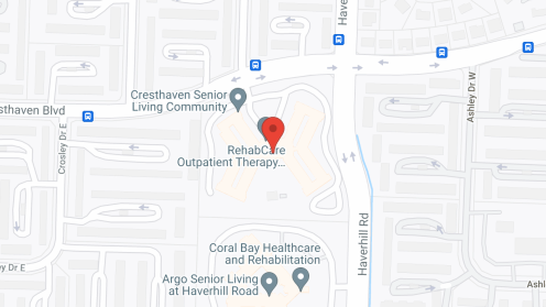 Map of the neighborhood around Cresthaven