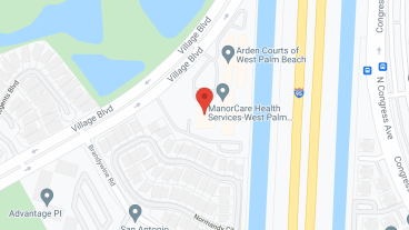 Manor Care Health Svc in google map
