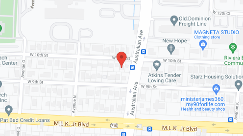 Map of the neighborhood around Hayes Group Home