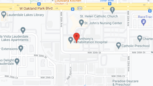 Map of the neighborhood around St Joseph's Residence