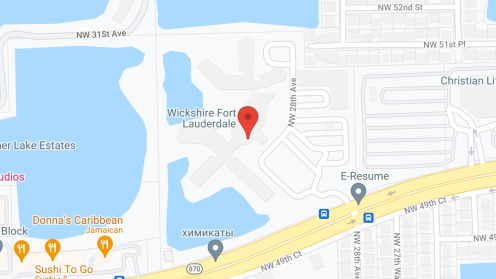 Map of the neighborhood around Oasis Living Quarters
