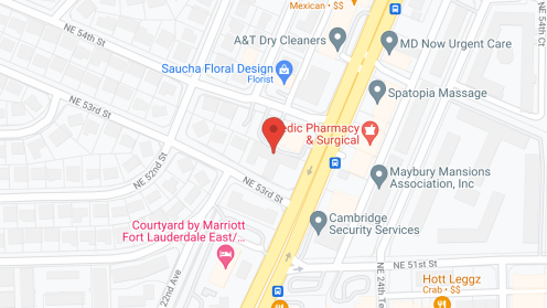 Map of the neighborhood around Mercy Manor North Nursing Home