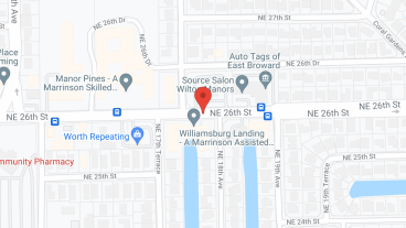 Williamsburg Landing in google map