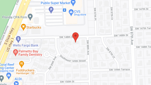 Map of the neighborhood around Sun Bay Manor #2