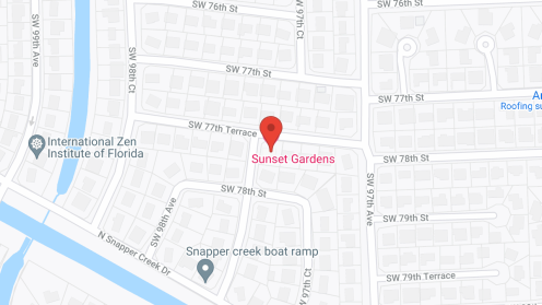 Map of the neighborhood around Sunset Loving Care Inc
