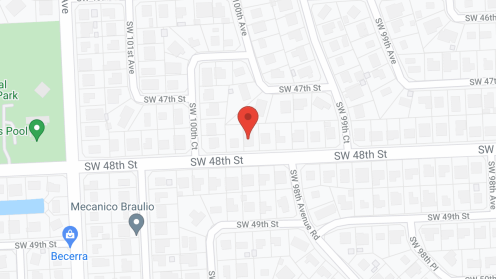 Map of the neighborhood around Nueve De Mayo