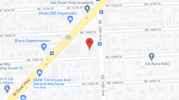 North Miami Retirement Living in google map
