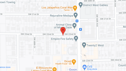 Map of the neighborhood around Coral Terrace ALF
