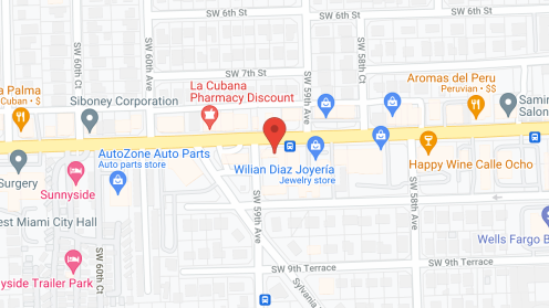 Map of the neighborhood around Pointe Of North Gables