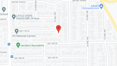 Map of the neighborhood around Maggie's Retirement Home #1