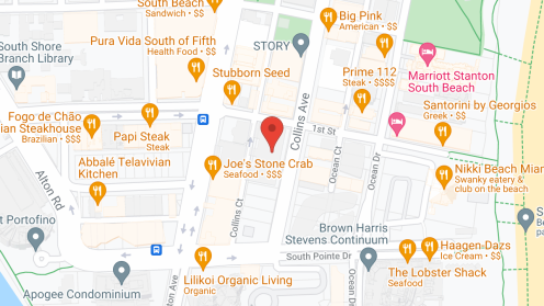 Map of the neighborhood around The Sands at South Beach Rehabilitation & Nursing Center