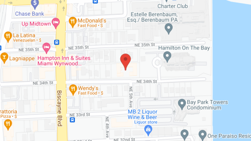 Map of the neighborhood around Bay Oaks