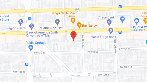 Map of the neighborhood around Superior Living of Little Havana