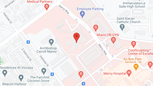 Map of the neighborhood around Nursing Center At Mercy