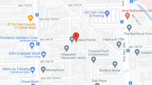 Map of the neighborhood around Franklin House
