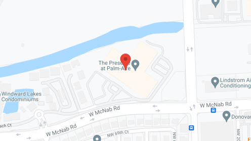 Map of the neighborhood around The Preserve at Palm-Aire