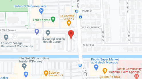 Map of the neighborhood around Las Palmas Senior Living