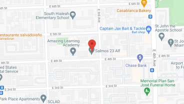 Salmos 23 in google map