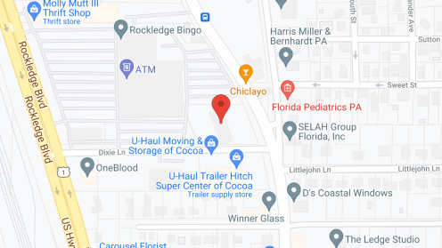 Map of the neighborhood around Palace Retirement Home