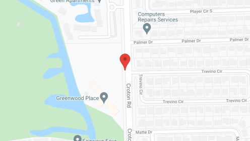 Map of the neighborhood around Greenwood Place
