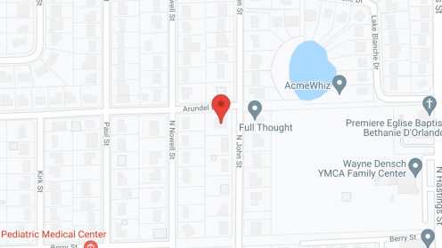 Map of the neighborhood around Grace Villa