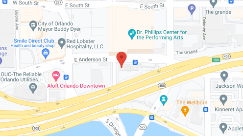 Map of the neighborhood around Magnolia Towers