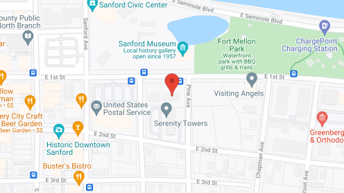Map of the neighborhood around Bram Towers
