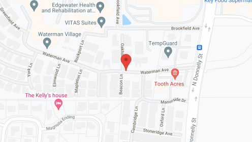 Map of the neighborhood around Waterman Village