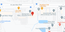 Spring Hills of Lake Mary in google map