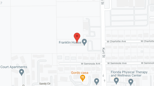 Map of the neighborhood around Franklin House