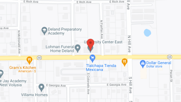 University Center East in google map