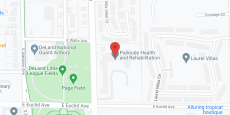 Parkside Health and Rehab in google map
