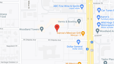 Woodland Towers in google map