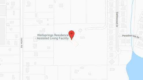 Map of the neighborhood around Wellsprings Residence LLC